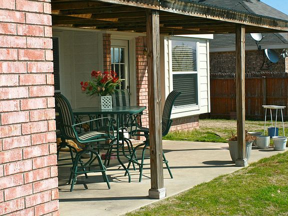 Covered back patio