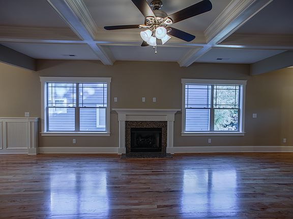 Great room with fireplace