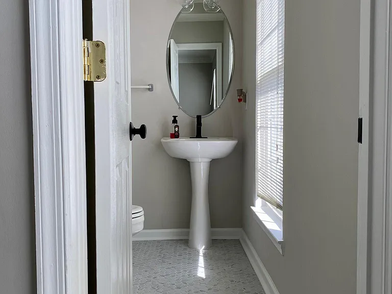 .5 bathroom on main floor