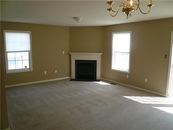 Living Room/Dining Room with Gas Fire Place