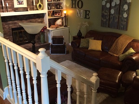 Kitchen opens to living room
