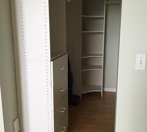 Walk In Closet in Bedroom