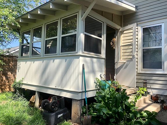 Very private rear sun porch.