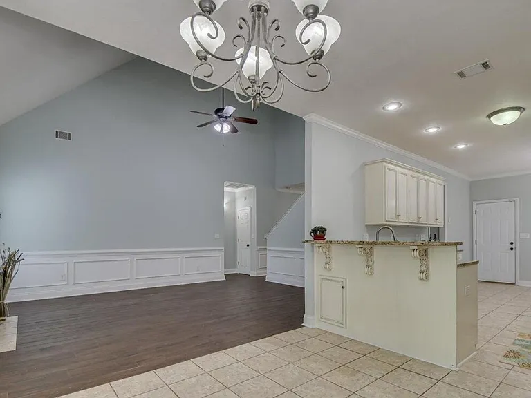Kitchen and living room