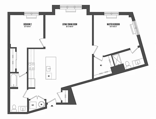 Floor plan B14-B