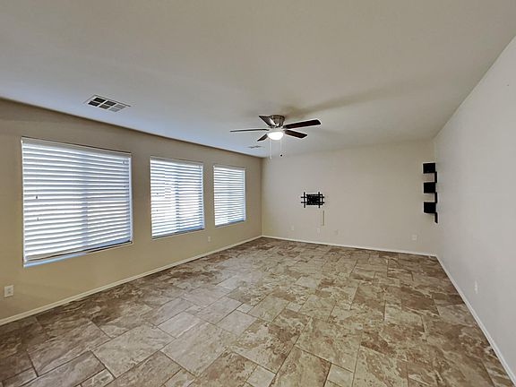 Family room with TV mount