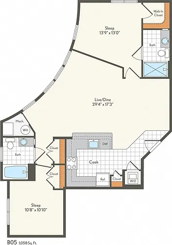 Floor plan B05