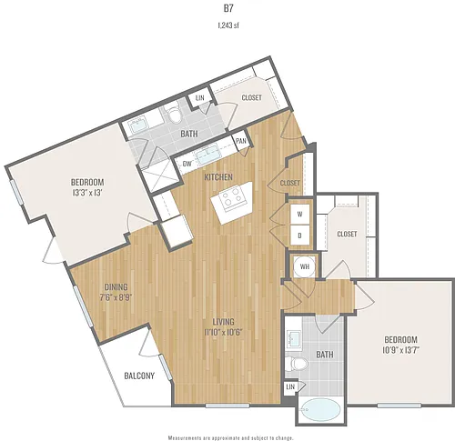Floor plan B7