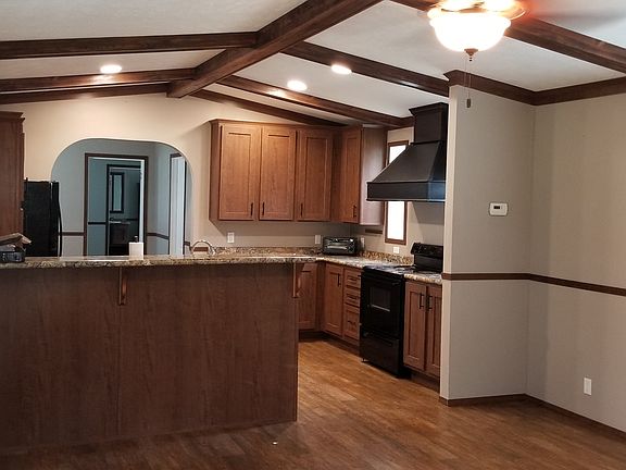 Looking from living into kitchen