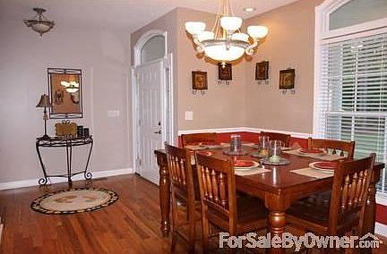 Dining room and foyer