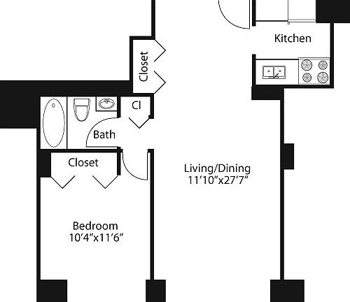 2nd image of 240 E 27th St APT 4N