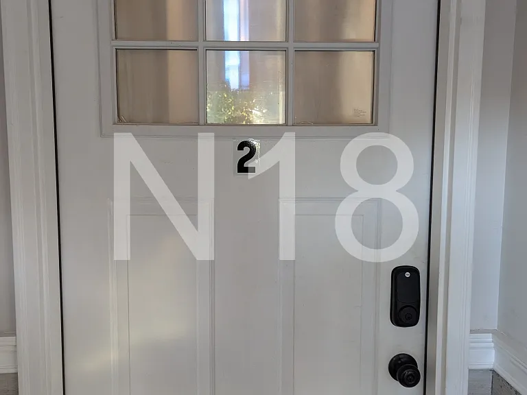 Entrance to unit