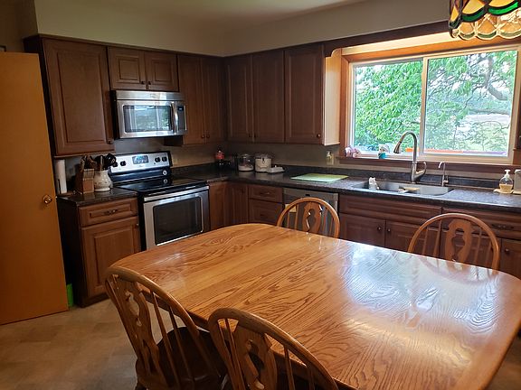 New cabinets and appliances