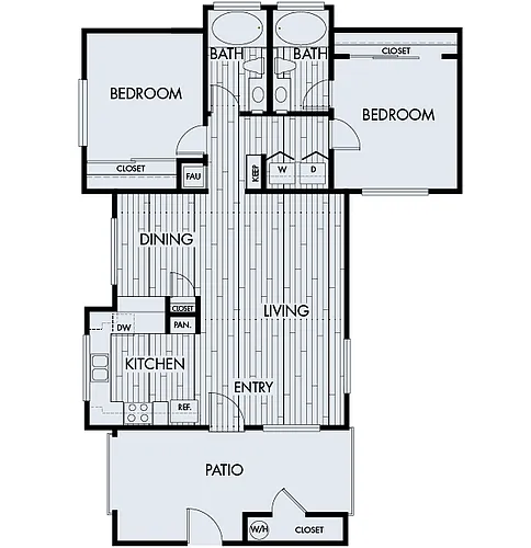 Floor plan Park Sierra Plan 2B