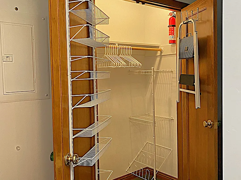 4' wide Wardrobe Closet w/Organizers, Shoe Rack, & Hangers