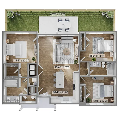Floor plan The Retreat