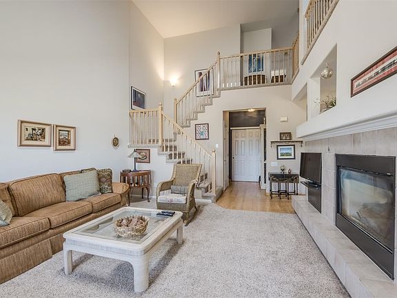 Loft Above Opens to Living Room.
