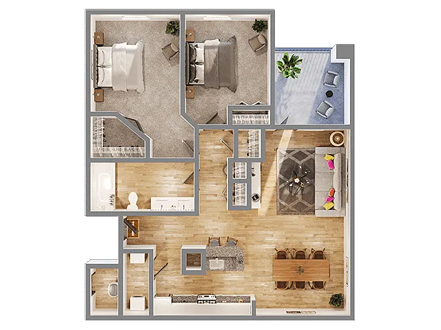 Floor plan B1
