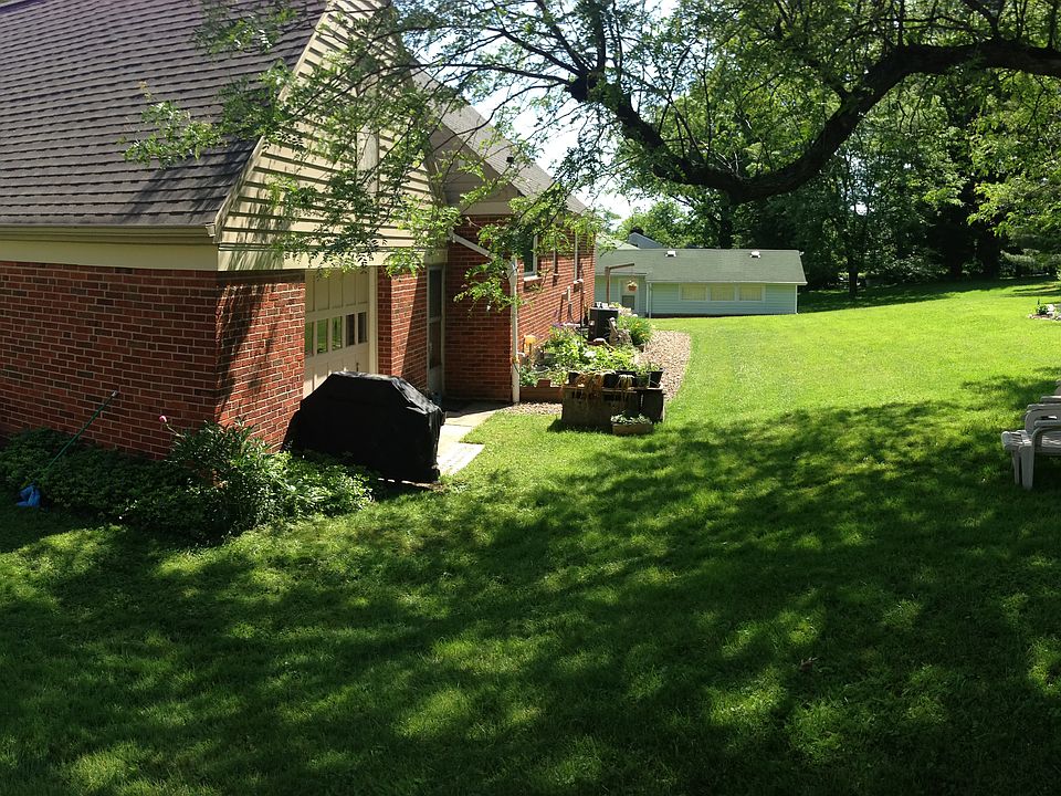 garage view from backyard 