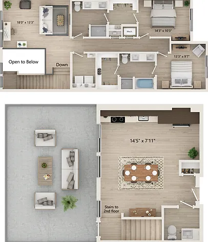 T1 - Floor Plan 2D T1 - Floor Plan 2D