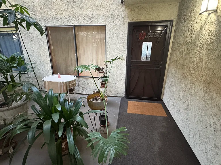 Front door unit 102.