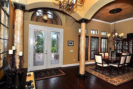 Entry Foyer and Dining Room