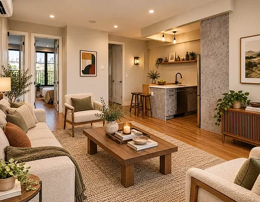 Living room, photo 2