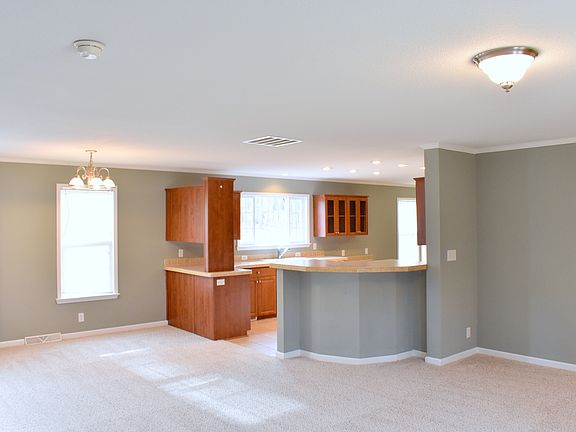 Kitchen View to Living Space