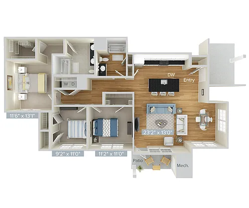 Floor plan C1A-1405