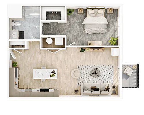 Floor plan Bluestem