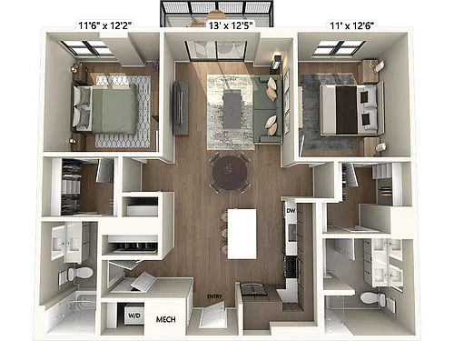 Floor plan B07-Scheme3