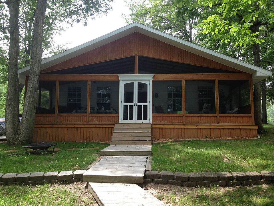 Lake side of house