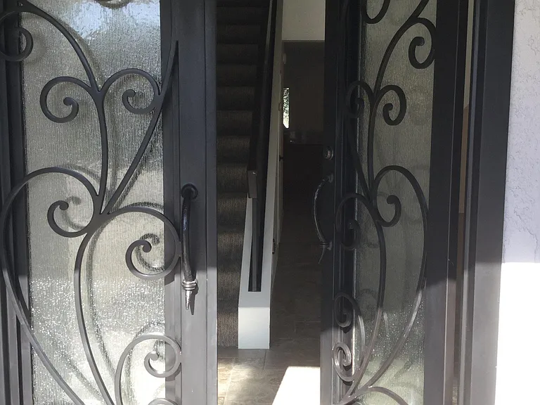glass on doors opens for ocean breezes