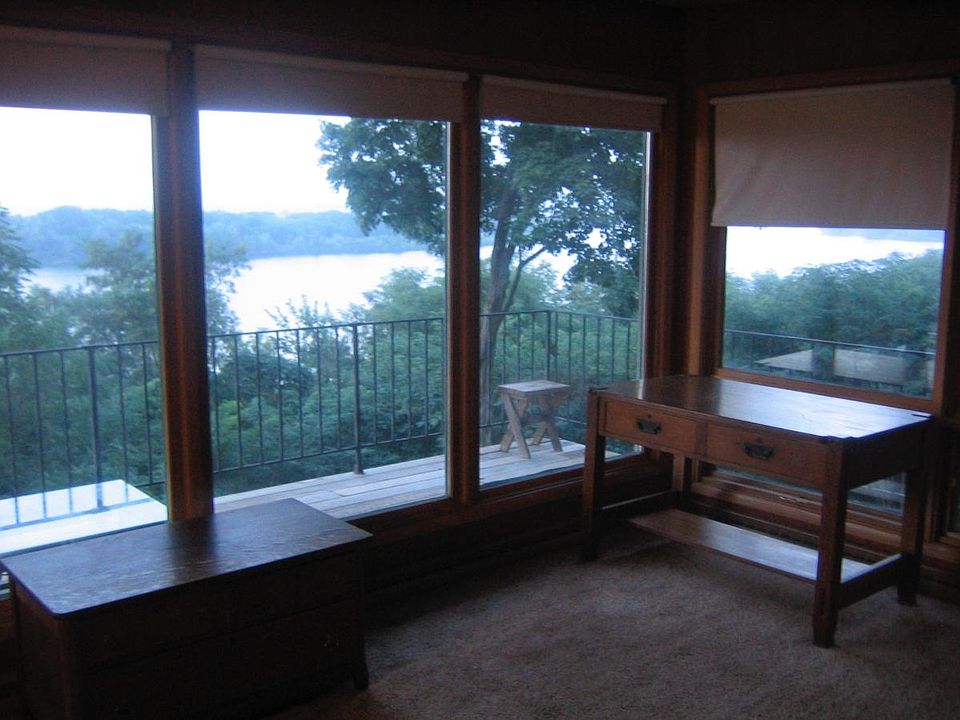 Interior view out from living room