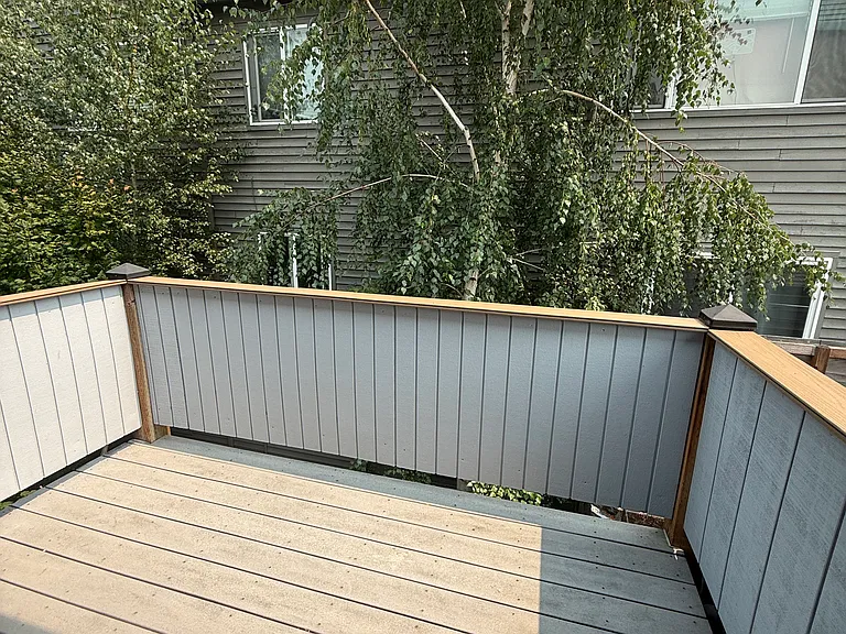 Private deck!
