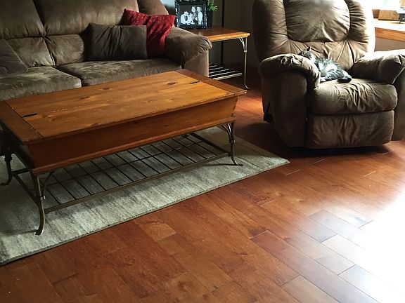 New hardwood flooring