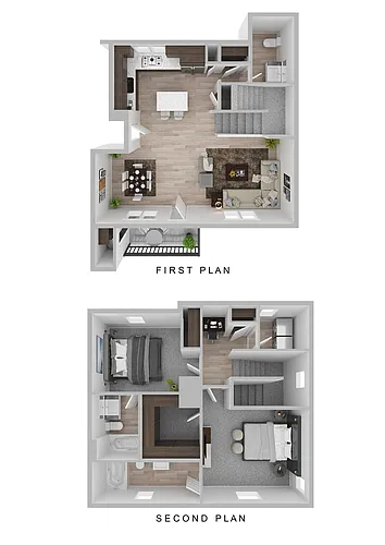 Floor plan Slate (Townhome)