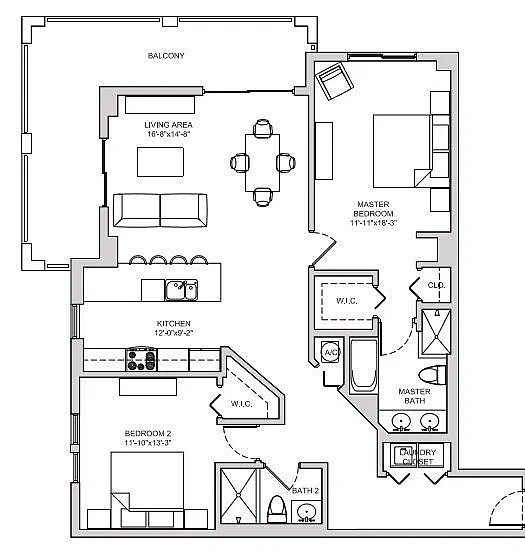 Floor plan B6