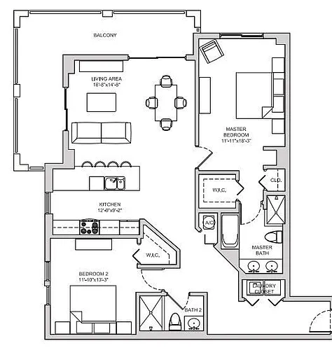 Floor plan B6