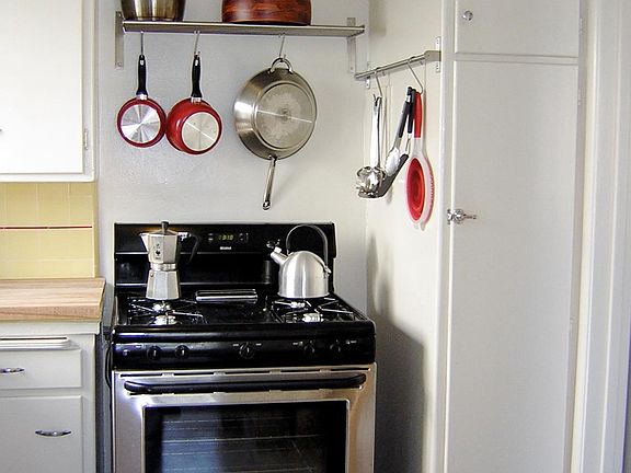 Kitchen with Gas Stove