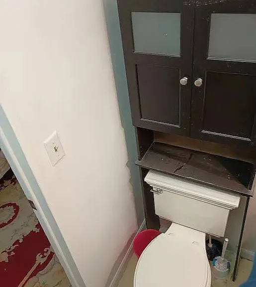 HUTCH ABOVE AND AROUND KOHLER TOILET