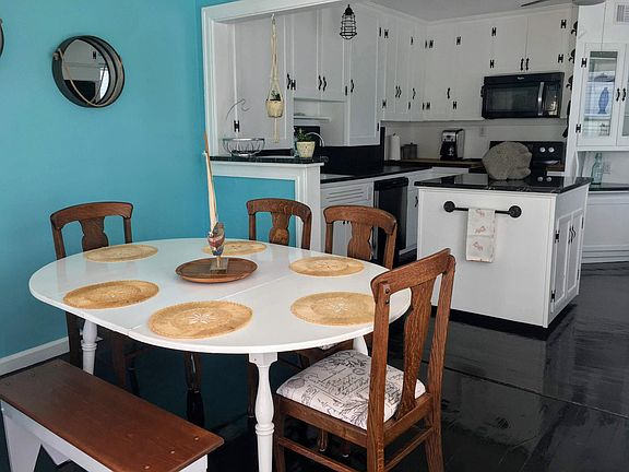 Dining room and kitchen