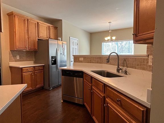 Brand new quartz kitchen countertop