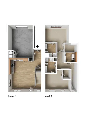 Floor plan 2 Bed