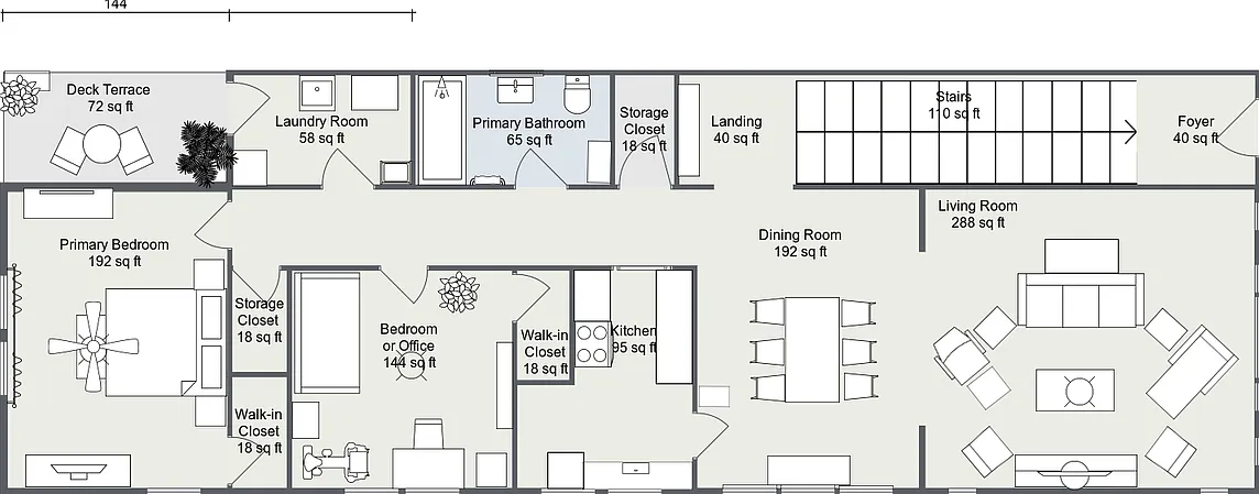 2 bed, 1.0 bath, 1250 sqft, $3,250 — Photo 3