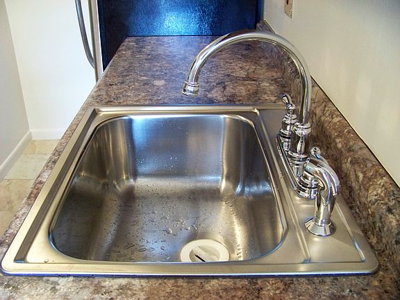 New sink, Moen faucet