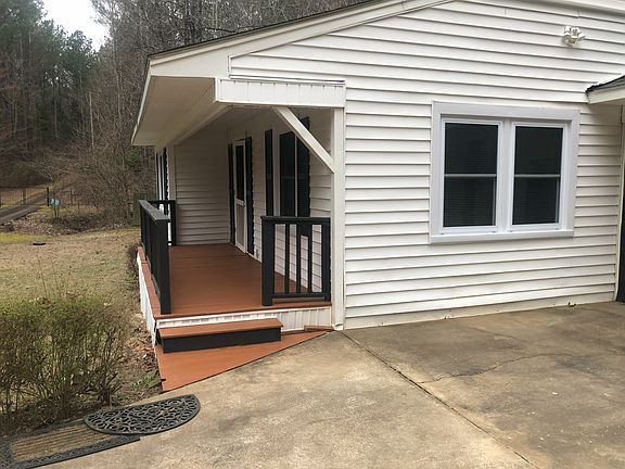 A closer view of the beautiful porch.