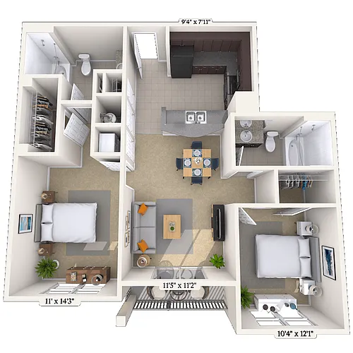 Floor plan The Charles