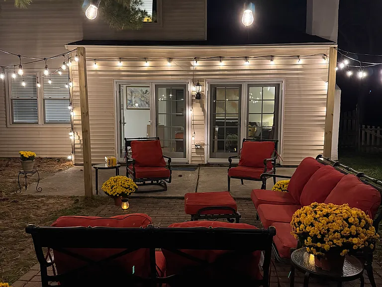 Added a new fire pit and grill.