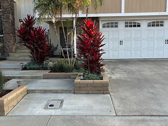 Captivating Curb Appeal Showcasing Tropical Landscaping